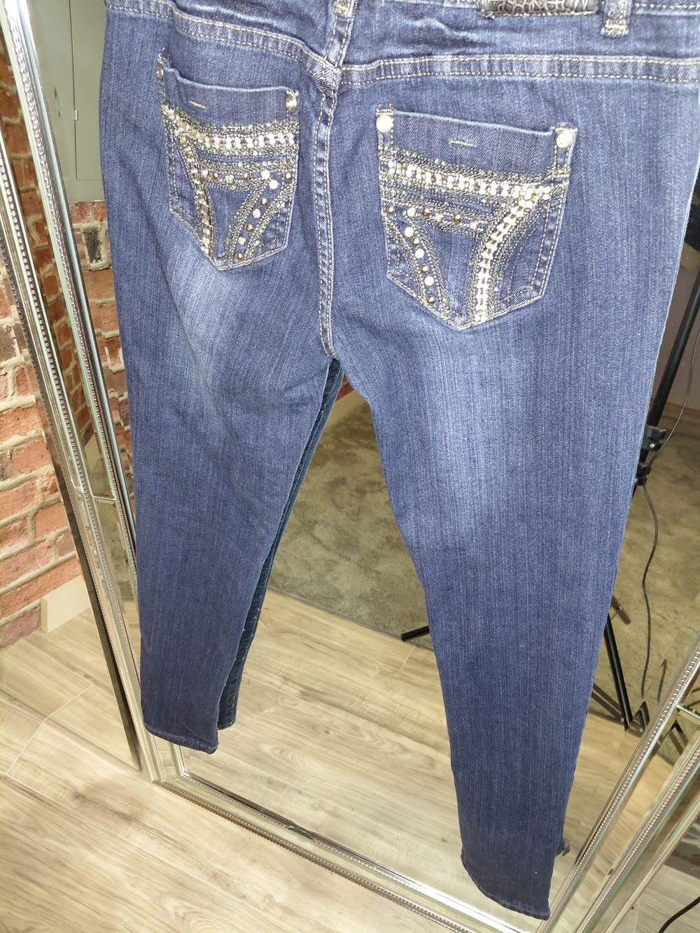 L.A. STAR RINESTONED JEANS - Picture 5 of 15